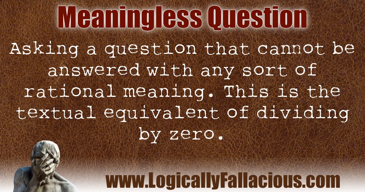 Meaningless Question illustration