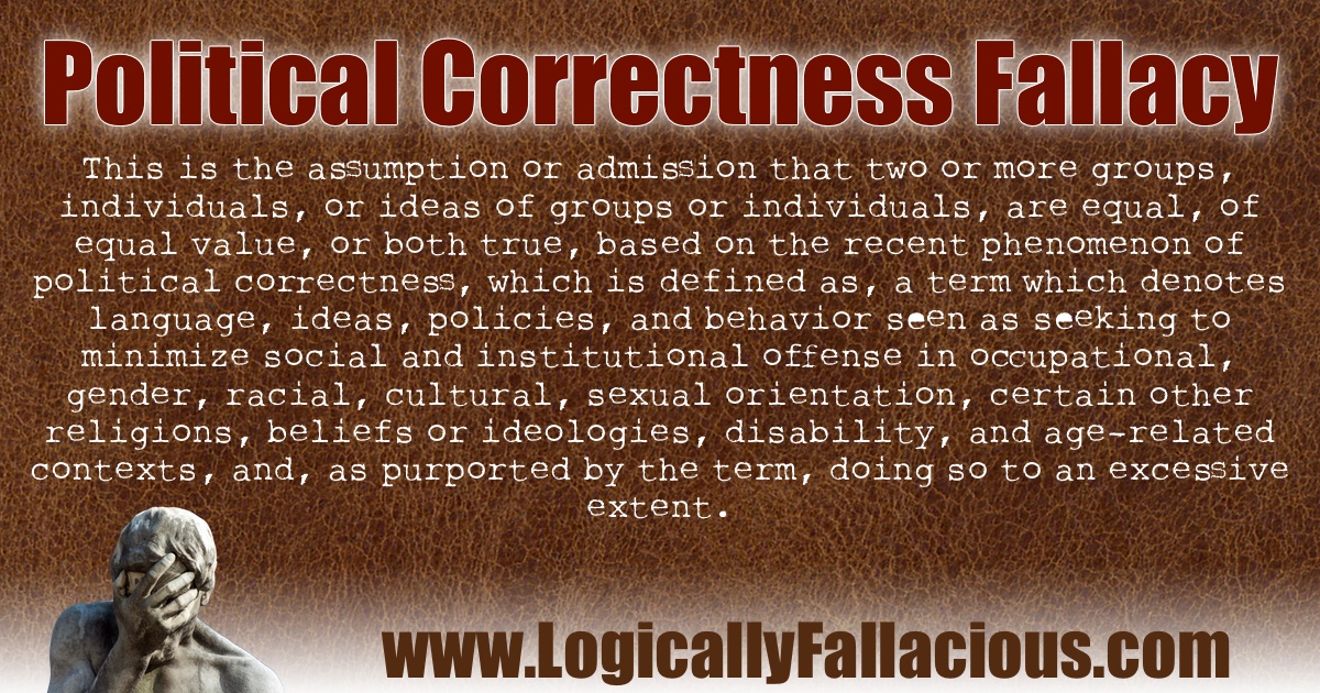 Political Correctness Fallacy illustration
