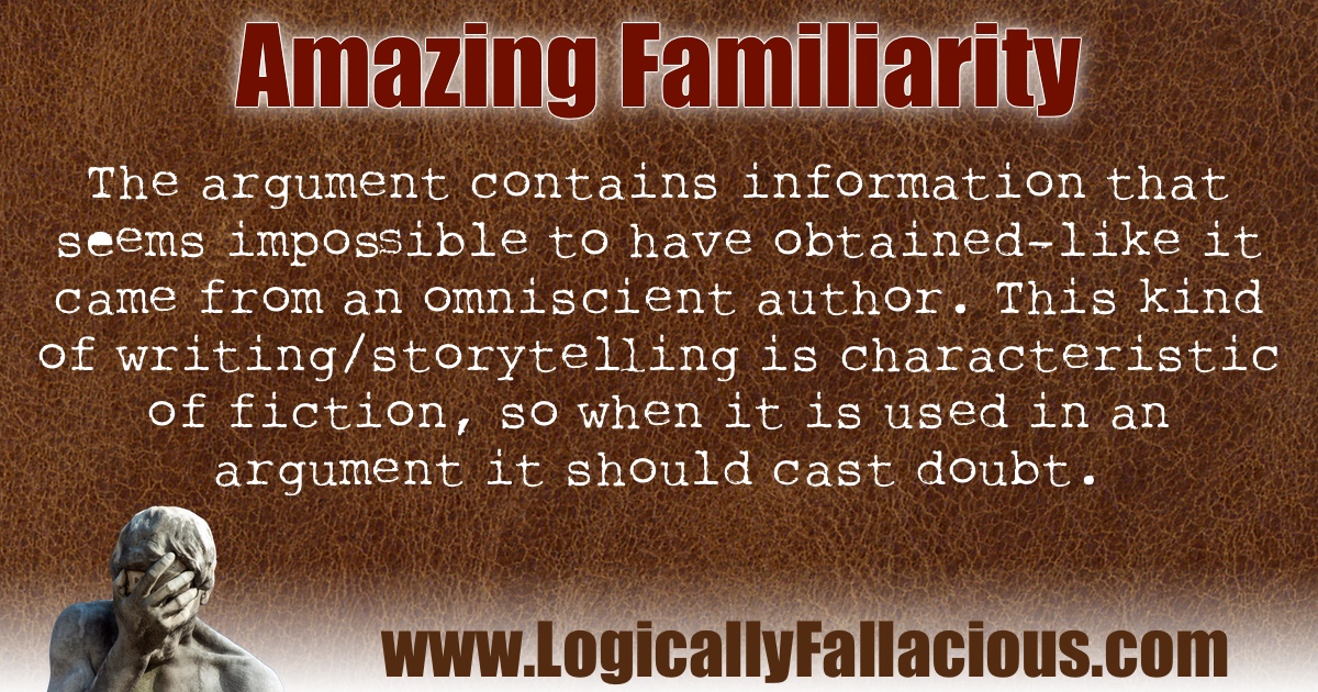 Amazing Familiarity illustration