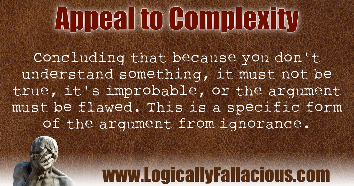 Appeal to Complexity illustration