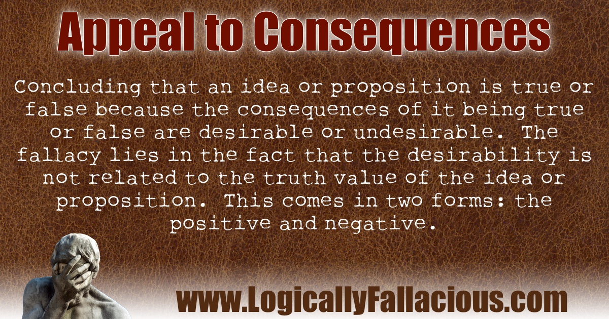 Appeal to Consequences illustration