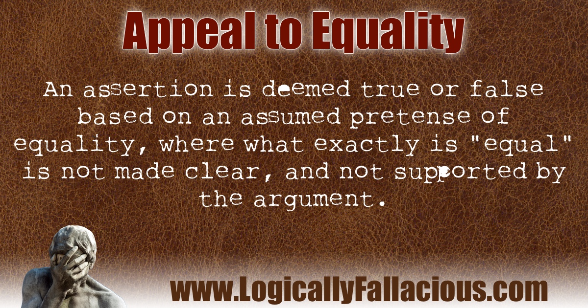 Appeal to Equality illustration