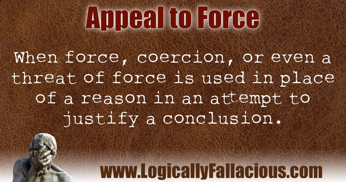 Appeal to Force illustration