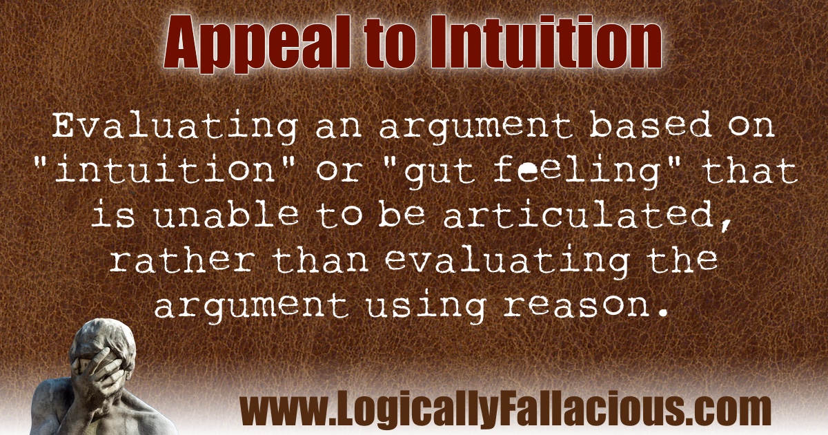 Appeal to Intuition illustration