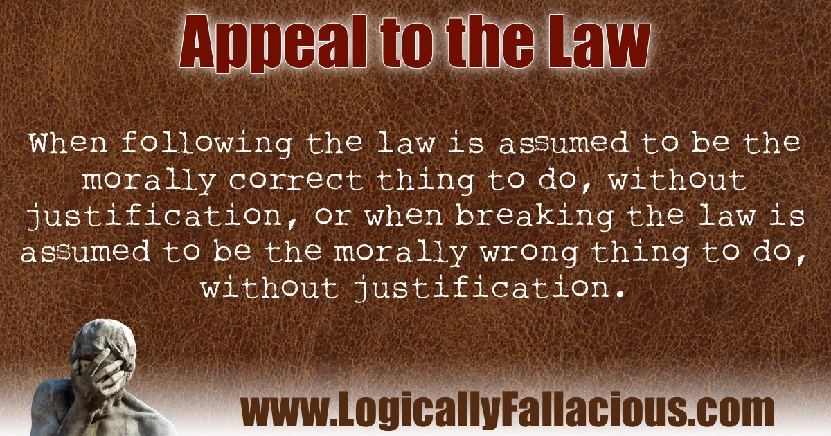 Appeal to the Law illustration