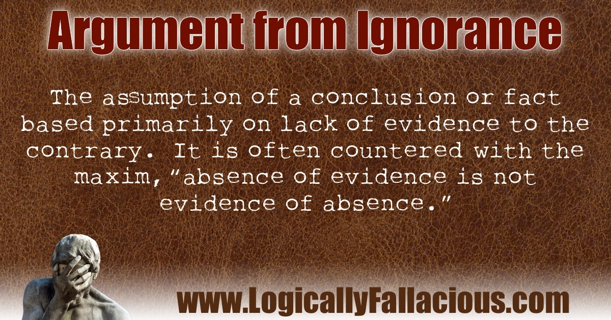 Argument from Ignorance illustration