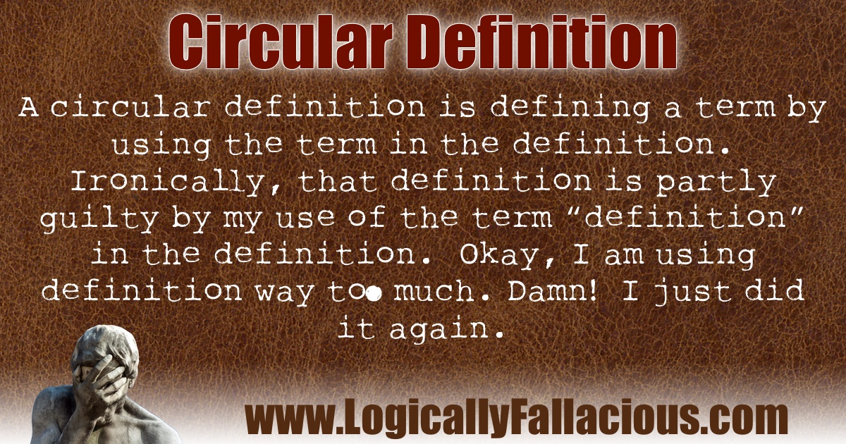 Circular Definition illustration