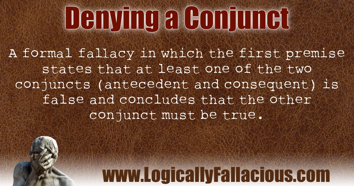 Denying a Conjunct illustration