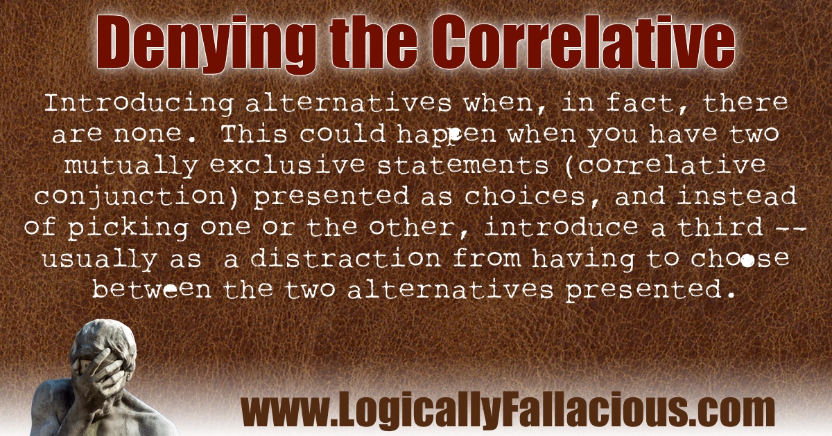 Denying the Correlative illustration