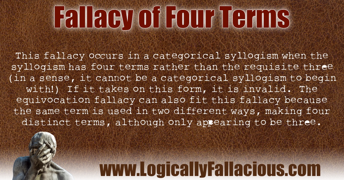 Fallacy of Four Terms illustration