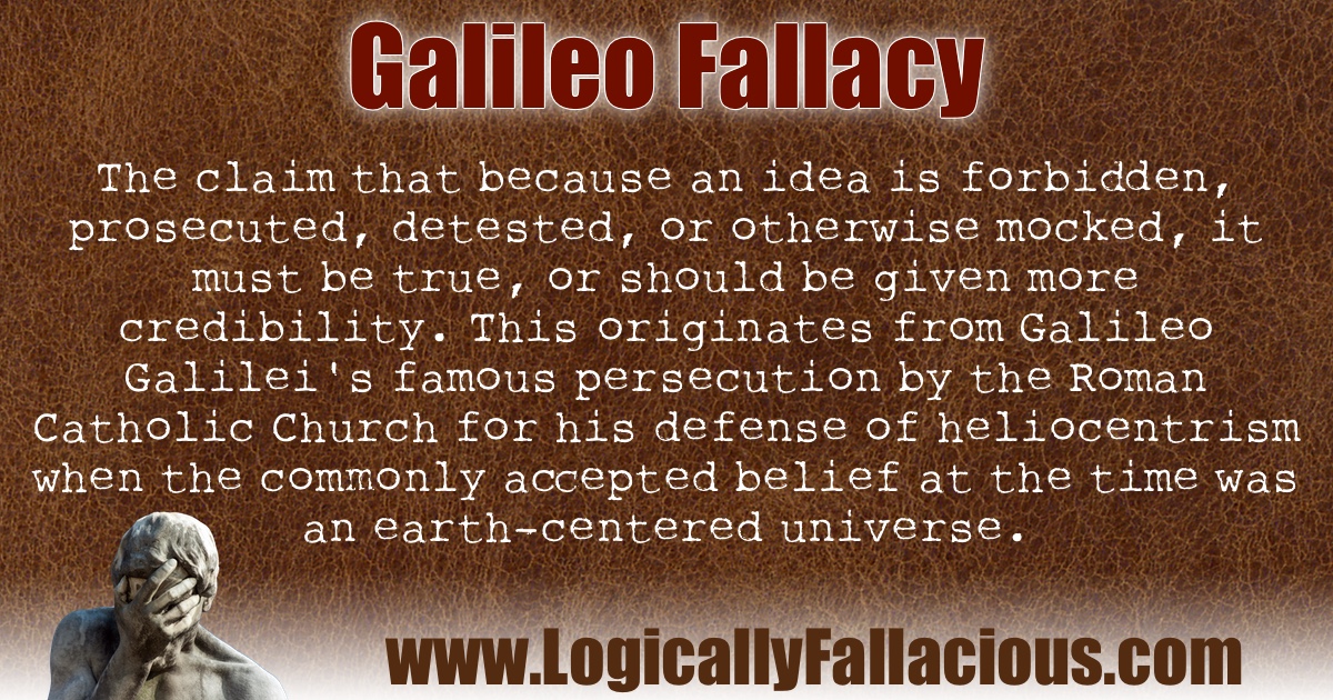 Galileo Fallacy illustration