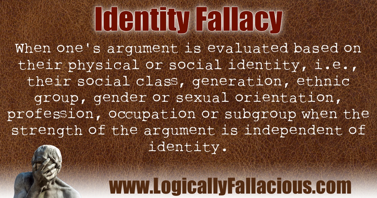 Identity Fallacy illustration