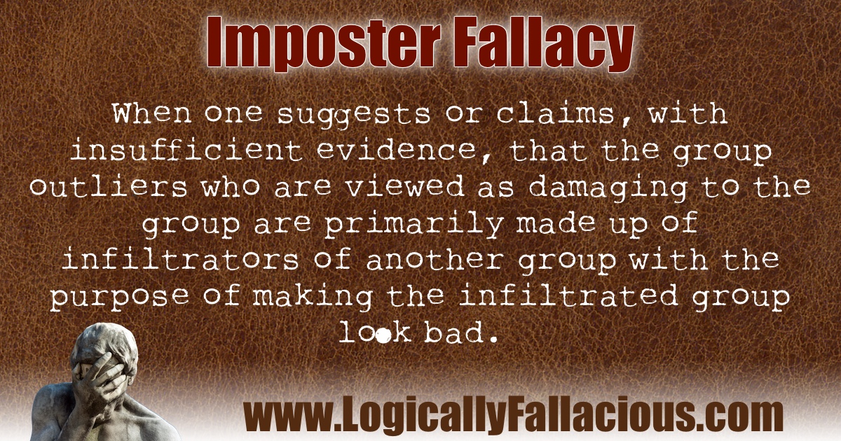 Imposter Fallacy illustration