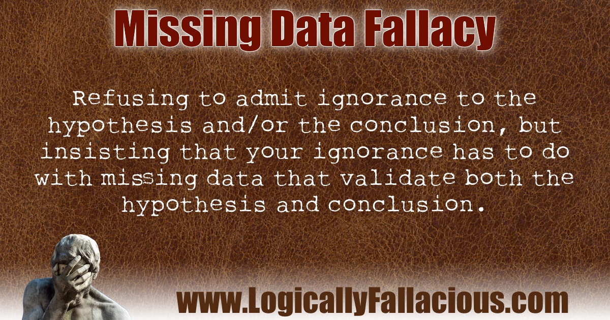 Missing Data Fallacy illustration