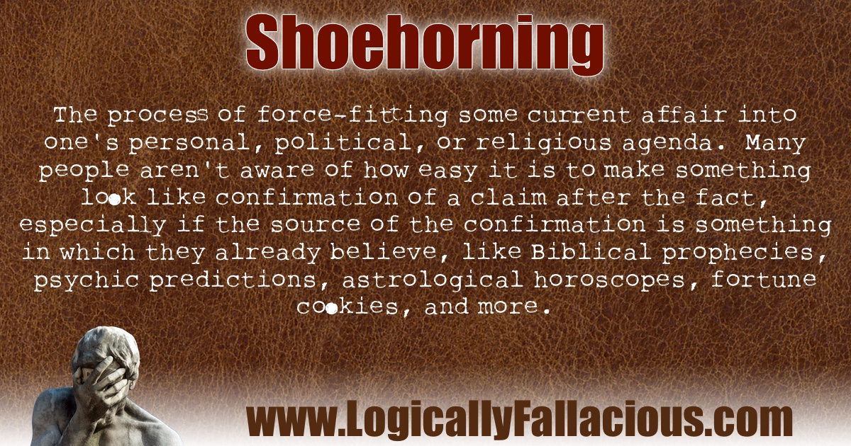 Shoehorning illustration