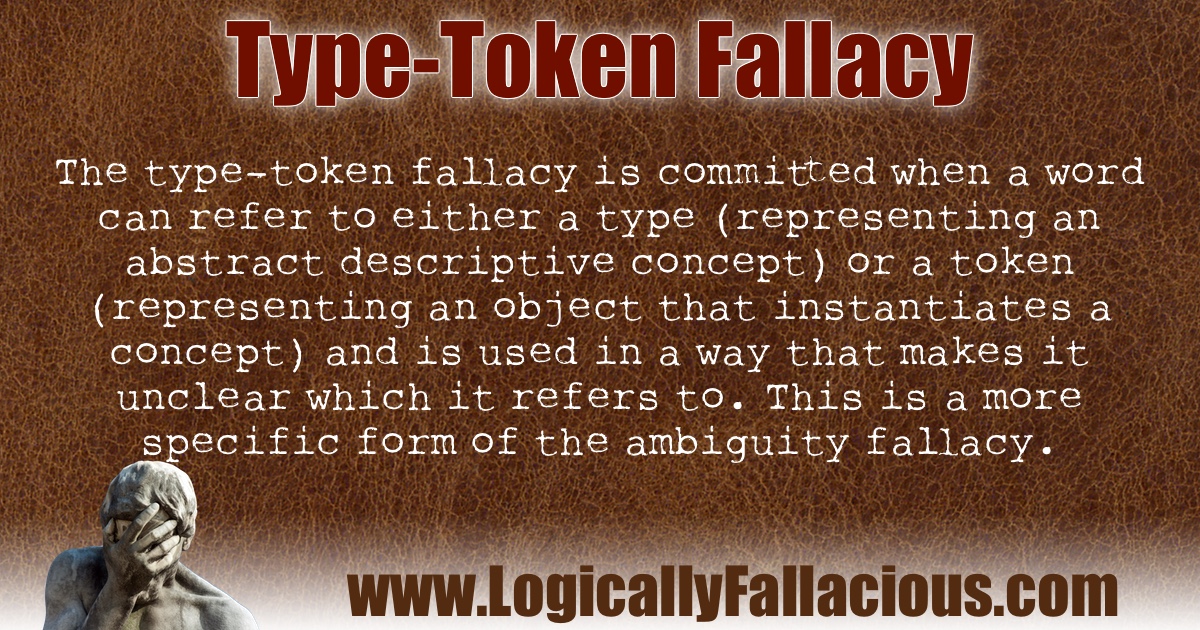 Type-Token Fallacy illustration