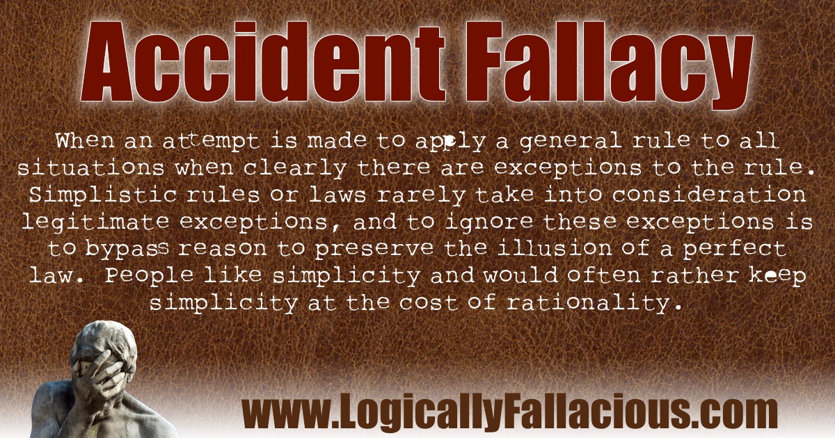 Accident Fallacy illustration