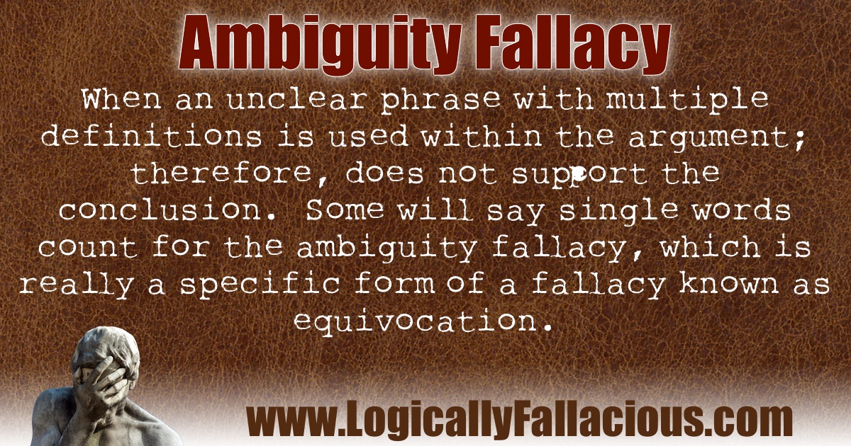 Fallacy of Amphiboly Definition and Examples - Marisa-has-Stanton