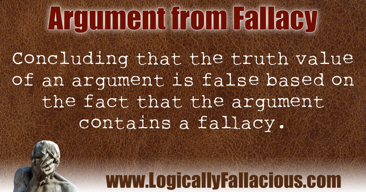 Argument from Fallacy