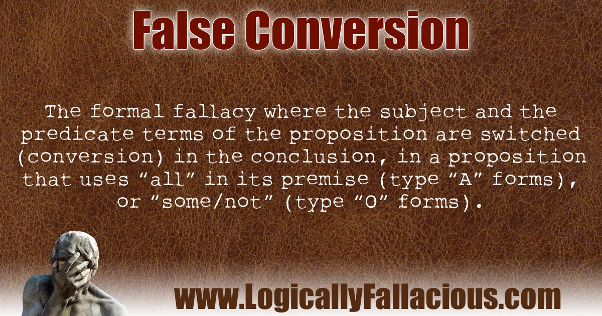 False Conversion